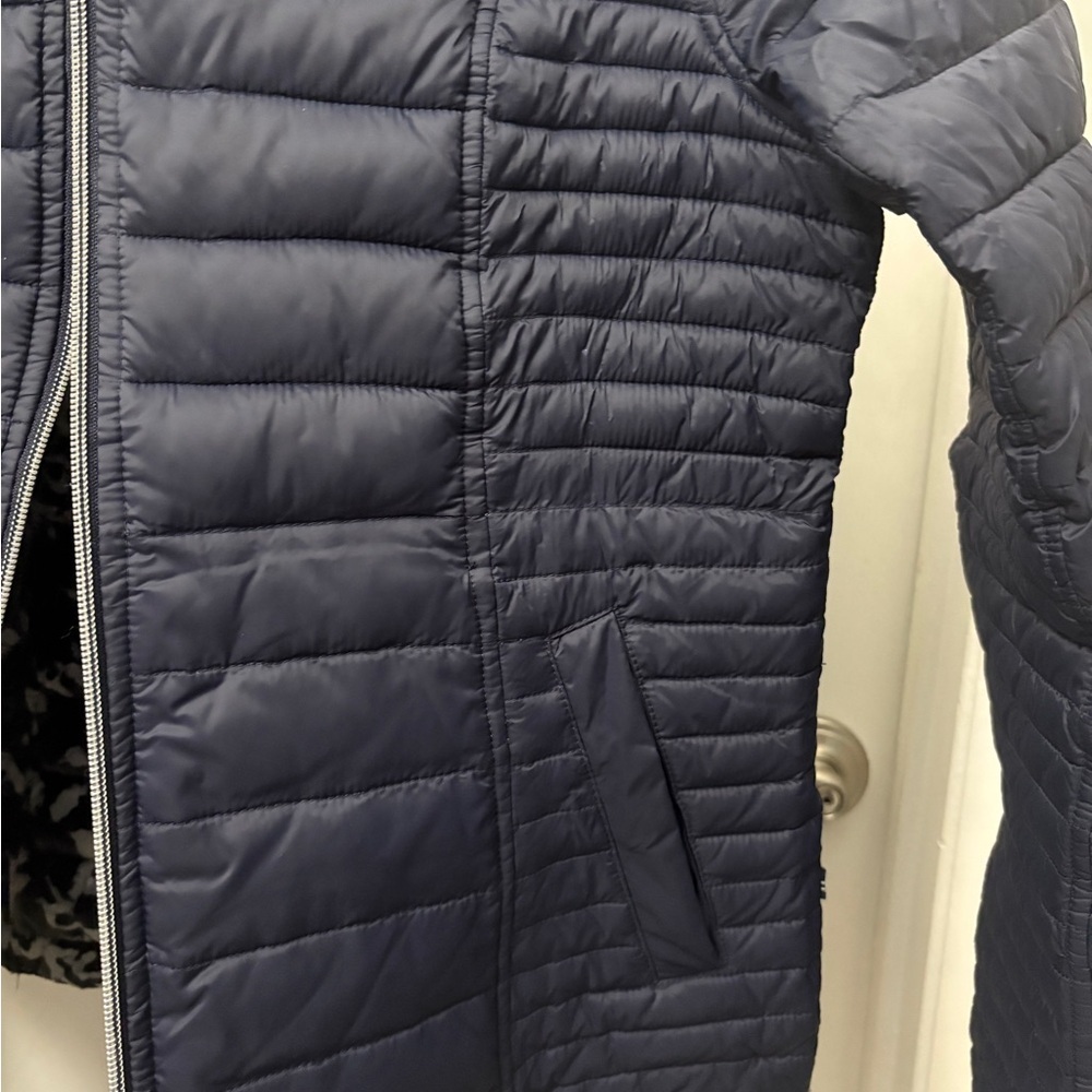 Reversible Nautica Navy Puffer Jacket - Picture 3 of 12